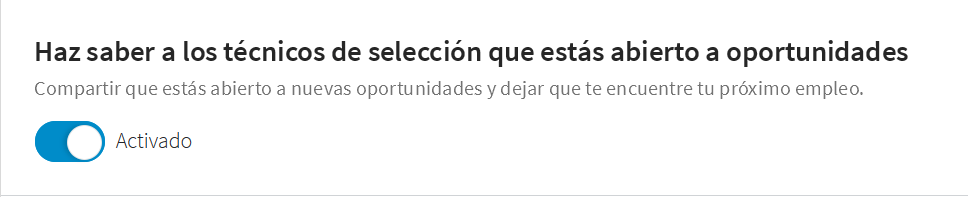 abierto a oportunidades laborales